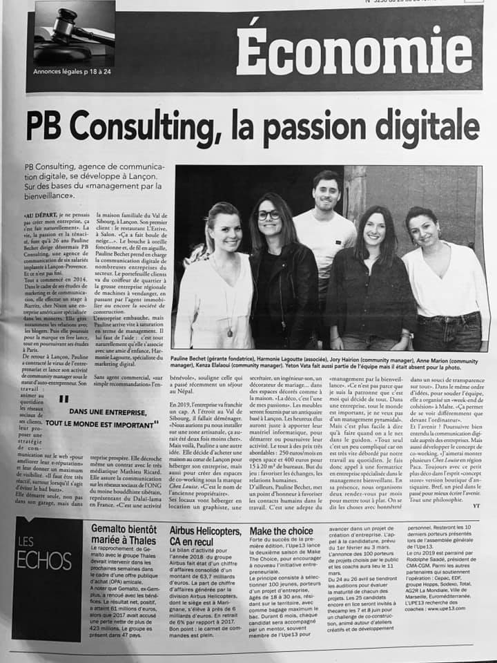 Article pb consulting