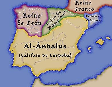 Map al andalus